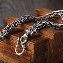 預購商品-JJ003]925純銀復古一見生財黑白無常誇張泰銀開口戒指 ~抗過敏 歷史價格詳細信息