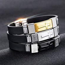 【十字架手鍊】鈦鋼手鍊 磁石手鏈 能量手鍊 鈦鋼手環 鈦鋼手鐲 男生飾品 白鋼手鍊 情侶手鍊 避邪 韓版個性潮男手環 歷史價格詳細信息