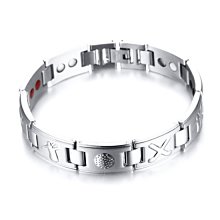 《 QBOX 》FASHION 飾品【QSBRM-126】精緻個性歐美高爾夫球圖案元素磁石鈦鋼手鍊/手環 價格比較,價格查詢,歷史價格詳細信息