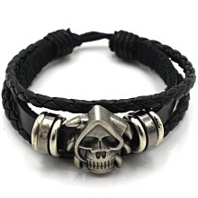 【型男會社】1109 YRG PX191復古牛皮手環 銀色交叉大刀骷髏頭伸縮綁繩手鏈 熱賣款 歷史價格詳細信息