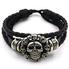 【型男會社】1109 YRG PX191復古牛皮手環 銀色交叉大刀骷髏頭伸縮綁繩手鏈 熱賣款 歷史價格詳細信息