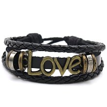 【型男會社】1109 YRG PE222歐美朋克飾品牛皮手鏈 三層十符號真皮手帶 歷史價格詳細信息