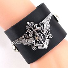 朋克風皮手環 歐美時尚經典八塔皮寬版皮手鐲朋克風皮帶手鍊 鍍金鉚釘手環 誇張 歷史價格詳細信息