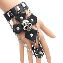 朋克風皮手環 歐美時尚經典八塔皮寬版皮手鐲朋克風皮帶手鍊 鍍金鉚釘手環 誇張 歷史價格詳細信息