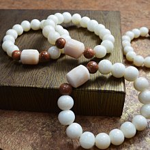 【齊花花】白龍宮玉勒子‧8咪龍宮手串‧搭配龍宮隨形珠隨意釦‧護佑您平安喜樂~（V189） 歷史價格詳細信息