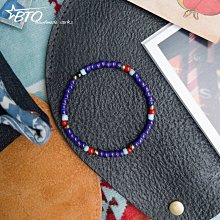 BTO【handmade works】職人手作系列 民族風格印地安黑紅琉璃貿易珠配響尾蛇珠串手環 手鍊 #B10 歷史價格詳細信息