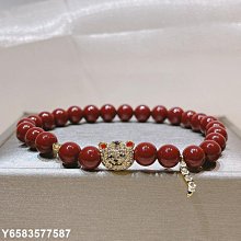【熱賣精選】朱砂手鏈搭配s925銀六字真言配件時尚簡約大氣男女生款首飾品手串 歷史價格詳細信息