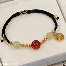 【熱賣精選】珠寶 天然黑曜石圓珠貔貅單圈手鏈 天然水晶廠家供應 歷史價格詳細信息