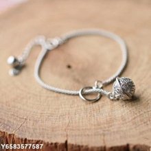 千代S925純銀一排鉆鋯石手鏈男女情侶個性潮流歐美嘻哈hiphop潮流飾品-哈囉好物 歷史價格詳細信息