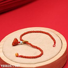 天然涼山南紅手串單圈手錬首飾飾品櫻桃紅水紅冰粉圓珠佛珠配飾女 歷史價格詳細信息