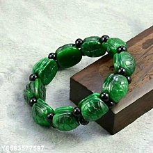 【熱賣精選】緬甸翡翠龜顆手串干青鐵龍生雕花金錢龜手鏈手串富甲天下 價格比較,價格查詢,歷史價格詳細信息