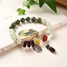 熱賣天然和田玉晴水串珠手機鏈新中式古風手工設計感高檔掛繩可掛手腕（滿300出貨） 歷史價格詳細信息