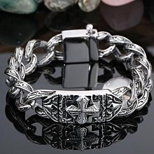 【十字架手鍊】鈦鋼手鍊 磁石手鏈 能量手鍊 鈦鋼手環 鈦鋼手鐲 男生飾品 白鋼手鍊 情侶手鍊 避邪 韓版個性潮男手環 歷史價格詳細信息