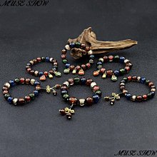 金箔香灰琉璃提珠二圈手鍊女寺廟佛珠念珠吉祥物飾品多圈手串 歷史價格詳細信息