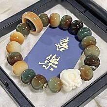 敦煌色飄花菩提根手串繞指柔漸變白玉菩提子佛珠文玩手鍊女 919-玲瓏心飾 歷史價格詳細信息