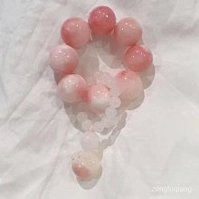 【老友珍品閣】冰透復古風盤玩繞指柔漸變色學生手鍊手捻粉色文玩圓珠手串閨蜜 價格比較,價格查詢,歷史價格詳細信息