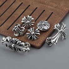 Chrome Hearts CH 克羅心 十字架造型 925純銀 手環/手鐲 專櫃真品正品 歷史價格詳細信息