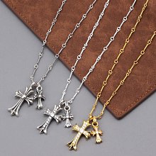 Chrome Hearts 克羅心s925純銀蔦尾花時尚十字花開口可調節戒指男女情侶十字架食指戒子 歷史價格詳細信息