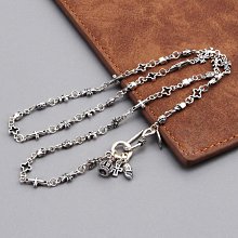 小黑銀飾s925純銀復古歐美十字軍花黑曜石開口男女時尚潮流戒指-哈囉好物 歷史價格詳細信息