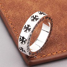 克羅心ch十字架墓碑戒指 霸氣泰銀s925純銀厚寬版復古戒男女指 環-欣晴百貨 歷史價格詳細信息