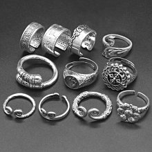 純銀緊箍咒戒指男士女情侶對戒一對金箍悟空金箍棒時尚尾戒個性潮 歷史價格詳細信息