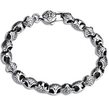 s925純銀唐草花紋開口戒指復古潮流男女百搭小眾設計高級感食指環 歷史價格詳細信息