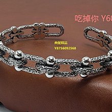 代購純銀手鐲 全新款永恆唐草紋金剛杵個性男手鐲 內徑62mm 寬16mm 重約45克 歷史價格詳細信息