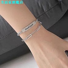 復古雙層鏈條s925純銀戒指女士潮流辣妹風爆款飾品高級感開口素圈-哈囉好物 歷史價格詳細信息