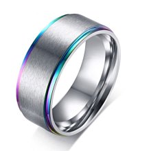 戒指男士 彩色貝殼 潮男個性 尾戒 高級感 新年禮物 指環 歷史價格詳細信息