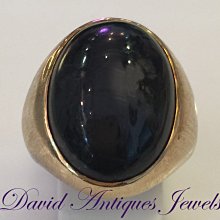 ((天堂鳥)) King of Ring ☞18K銀質藍寶戒 歷史價格詳細信息