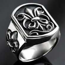 聖騎士 十字架 925純銀 戒子 戒指 agnes b zara gucci lv ck georg jensen-鴻運飾品 歷史價格詳細信息