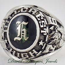 ((天堂鳥)) 新品刊登  King of Ring  美國軍隊三色琺瑯銀戒 歷史價格詳細信息