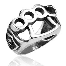 《 QBOX 》FASHION 飾品【R10BR8-165】精緻個性復古五芒星鑄造鈦鋼戒指/戒環 歷史價格詳細信息