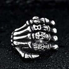 《 QBOX 》FASHION 飾品【RBR8-296】精緻個性鏈條環鎖扣鈦鋼戒指/戒環(三色) 歷史價格詳細信息