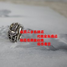 優買二手精品名牌店 chrome hearts 克羅心 純銀 黑曜石 電氣石 鳩尾花 珠鍊 十字花 黑珠 手鍊 手珠 歷史價格詳細信息