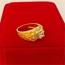 越南沙金戒指女款仿真黃金色戒子活口可調節時尚飾品久不褪色 歷史價格詳細信息