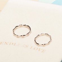 S925純銀日韓版簡約光面女士款開口個性百搭銀戒指指環/~玲瓏心飾 歷史價格詳細信息