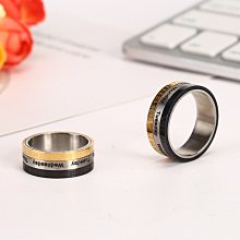 新款鈦鋼 戒指 手錶鏈設計嘻哈 飾品 不鏽鋼男士簡約風 指環-鴻運飾品 歷史價格詳細信息
