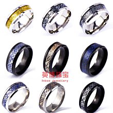 不銹鋼戒指款式尺寸時尚男戒圈指環批發戒指不銹鋼全場滿額包郵變色混韓版/韓國風 歷史價格詳細信息