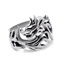 純銀戒指S925復古風佛教轉運戒轉輪六字箴言戒指~玲瓏心飾 歷史價格詳細信息