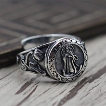 s925純銀蓮花戒指 復古潮流蓮蓬流蘇食指戒 開口 女生禮物飾品-哈囉好物 歷史價格詳細信息