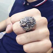 預購商品-JJ003]925純銀復古一見生財黑白無常誇張泰銀開口戒指 ~抗過敏 歷史價格詳細信息