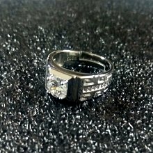 【蓁寶閣】S925純銀鍍白金莫桑石0.5克拉霸氣仿真D色鑽石戒指 價格比較,價格查詢,歷史價格詳細信息