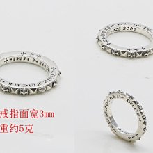 純銀Chrome潮流戒指永恆十字架釘子鑲鑽復古高級感情侶開口對戒-哈囉好物 歷史價格詳細信息