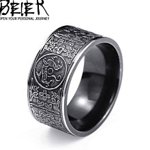 民族風四大神獸戒指S925純銀潮男配飾復古太極圖案青龍單身戒指潮 歷史價格詳細信息