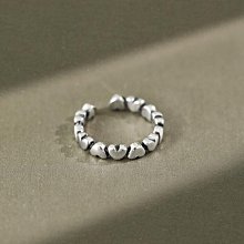 韓版S925純銀戒指冷淡風不規則凹凸寬面女戒指時尚潮流個性銀指環-哈囉好物 歷史價格詳細信息