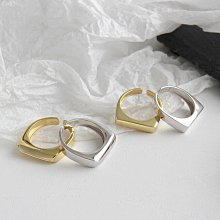 韓版S925純銀戒指冷淡風不規則凹凸寬面女戒指時尚潮流個性銀指環-哈囉好物 歷史價格詳細信息