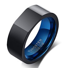 戒指 歐美簡約四方形光面戒指男生韓版個性潮流鈦鋼戒指網紅霸氣指環帥 818 戒子-鴻運飾品 歷史價格詳細信息