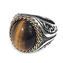 《 QBOX 》FASHION 飾品【RBR8-296】精緻個性鏈條環鎖扣鈦鋼戒指/戒環(三色) 歷史價格詳細信息