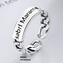 s925純銀指環時尚簡約泰銀創意腳丫印數字測量尺子女款開口戒指潮~玲瓏心飾 歷史價格詳細信息